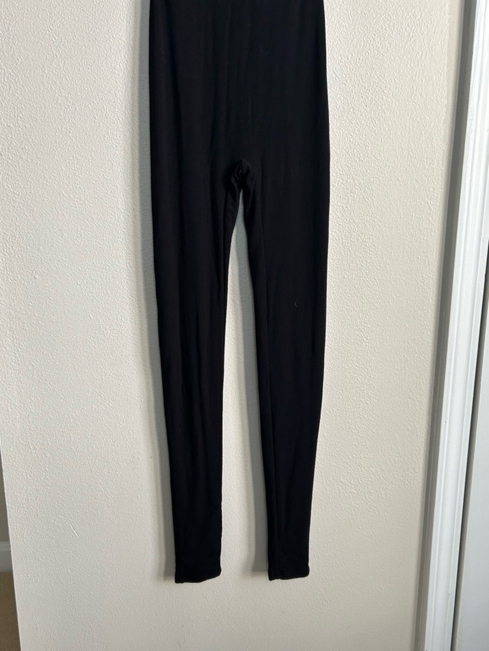 NWT Naked Wardrobe Sculpt Short Sleeve Jumpsuit Black Viscose Mock Neck Size XS - Picture 5 of 9